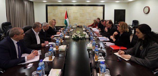 رصاص تبحث مع وفد أوروبي المقترح الفلسطيني لأولويات الشراكة الفلسطينية الأوروبية
